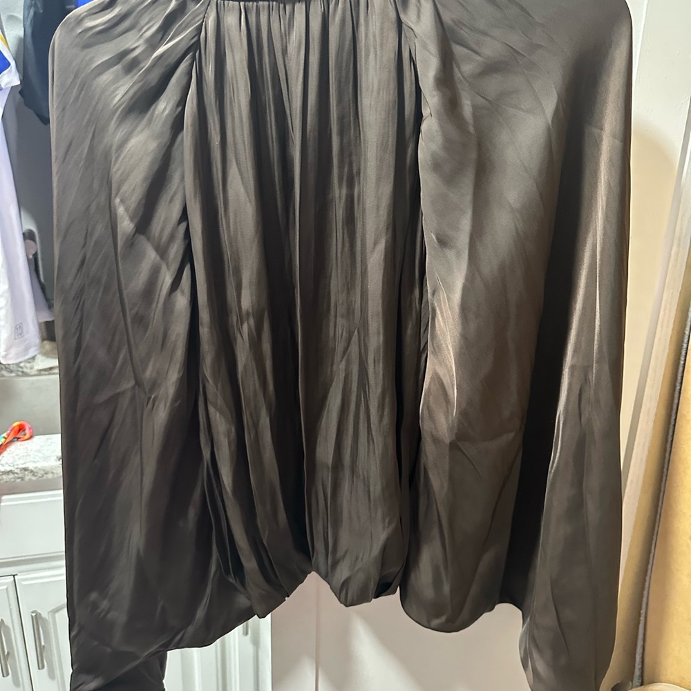 Zara balloon satin bomber jacket - Picture 8 of 8
